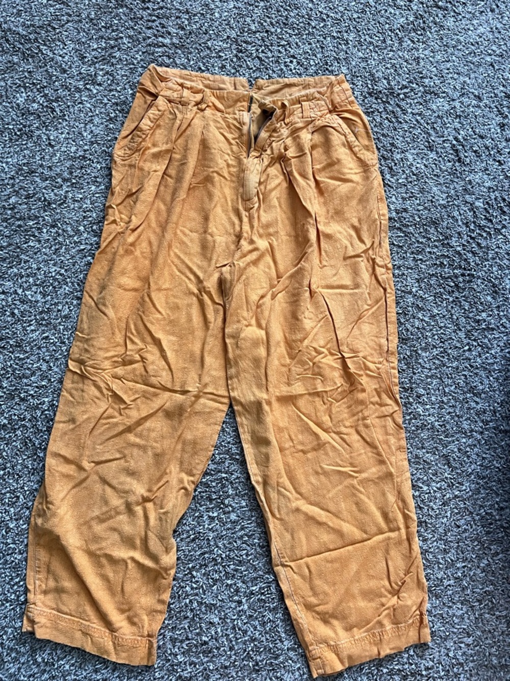 Dandelion Yellow Casual Free People Trousers